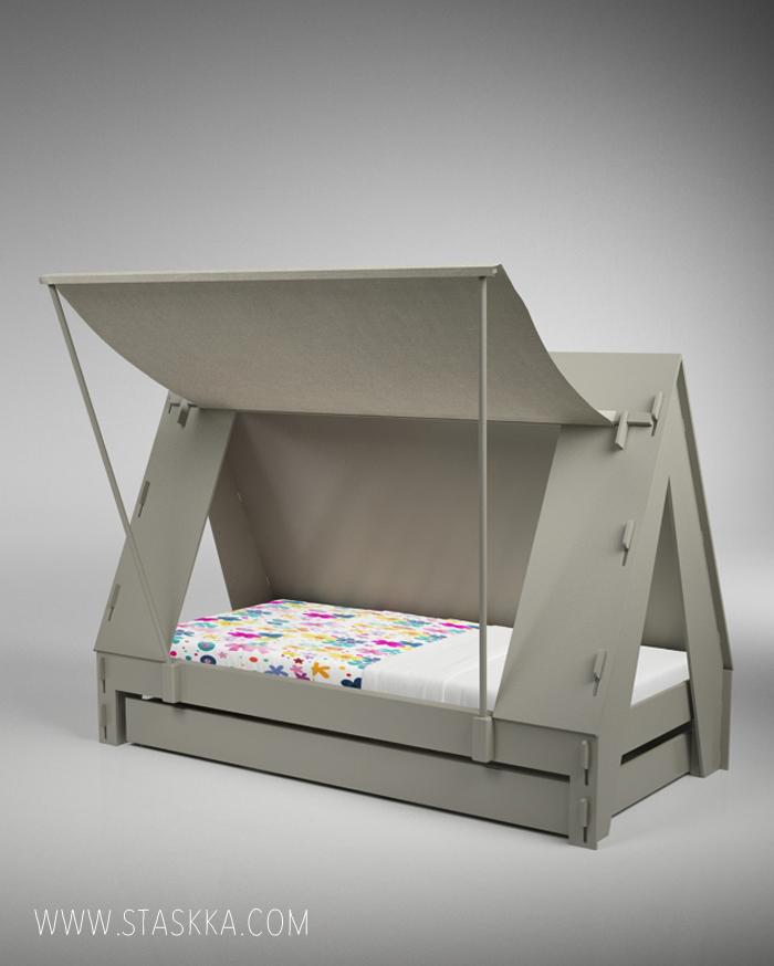Otroška postelja Tent 3 - Mathy by bols pohištvo